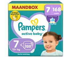 Pampers - Baby Dry - Maat 7 - Maandbox - 168 stuks - 15/20KG