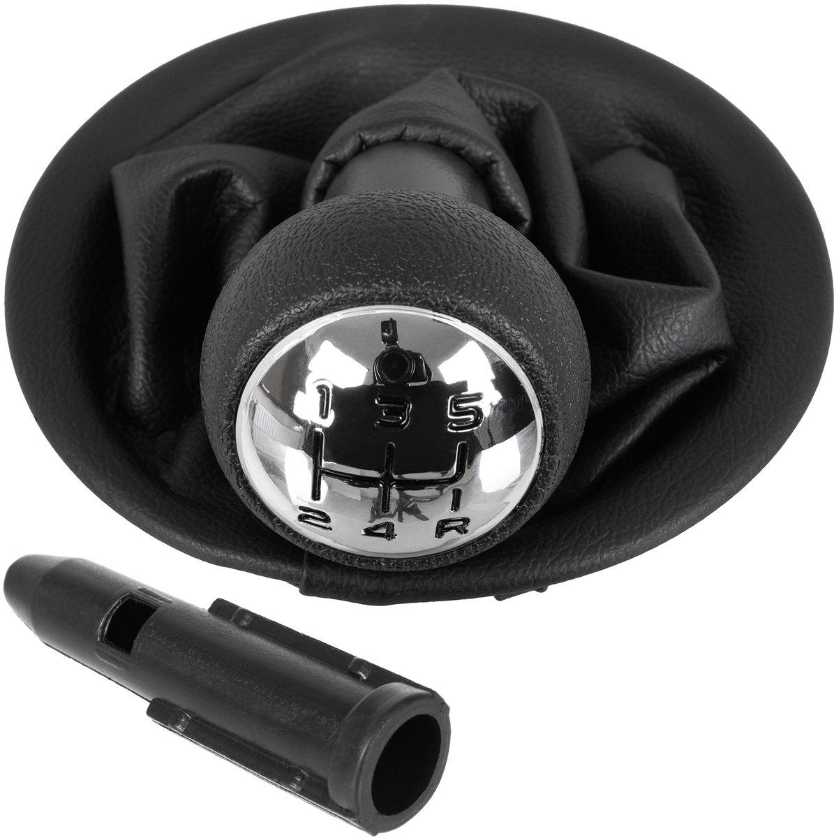 MODECAR Citroen Berlingo III - Versnellingspookknop - Chroom - 5 versnellingen - Adapter