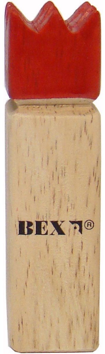 Bex Kubb Mini – Zweeds Vikingschaak – Tafelmodel & Decoratief Spel – Massief Rubberhout – Koning Met Rode Kroon – Vanaf 8 Jaar — afbeelding 15