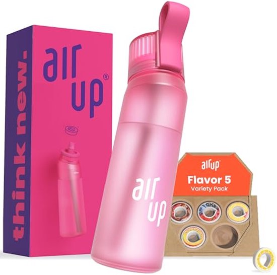650 ml waterfles met 7 Pack Smaak Pods voor AirUp Waterfles Starter Set, 0 Suiker 0 650 ml waterfles met 7 Pack Smaak Pods voor AirUp Waterfles Starter Set, 0 Suiker 0