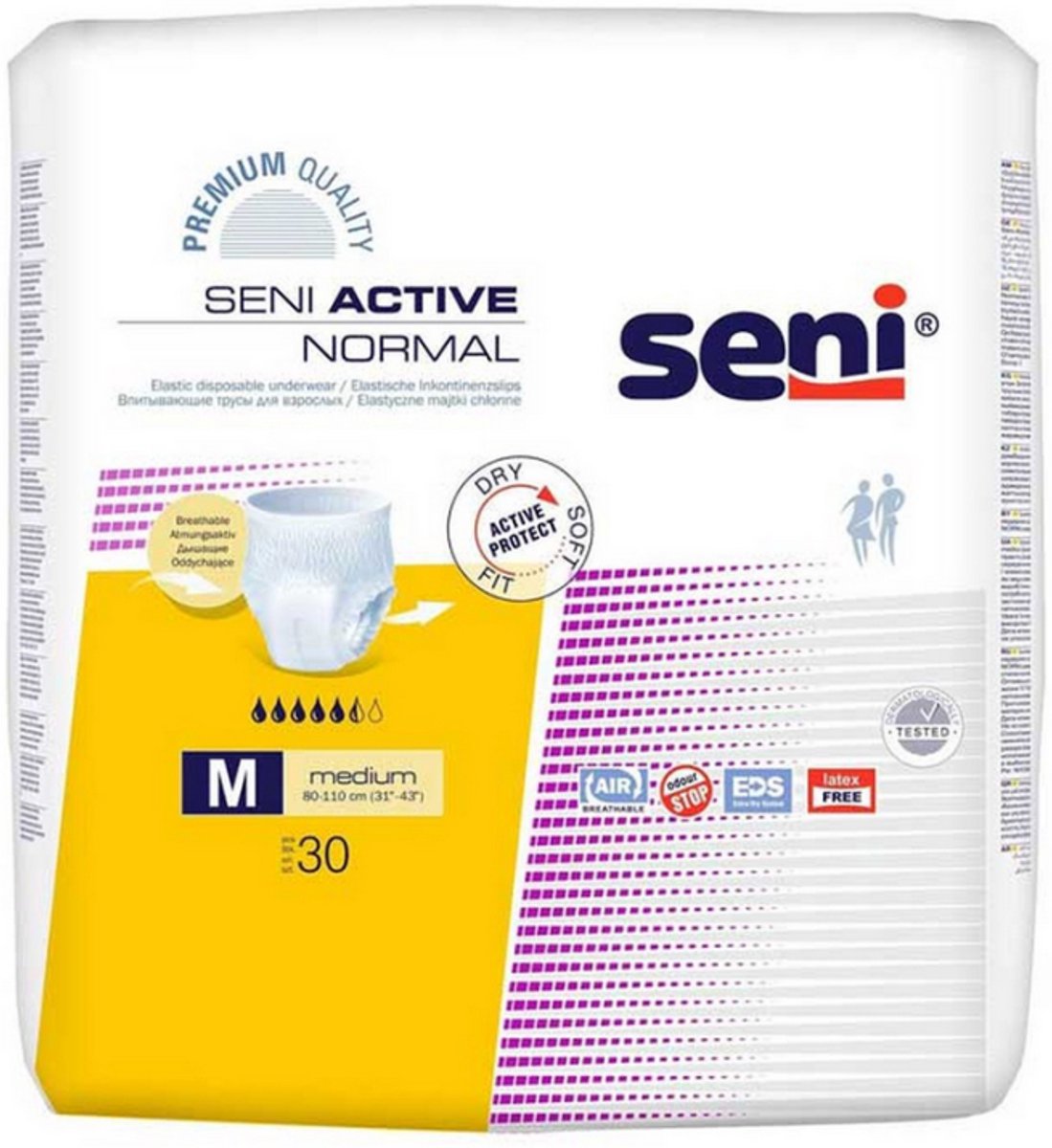 Seni Active Normal Medium - 3 pakken van 30 stuks