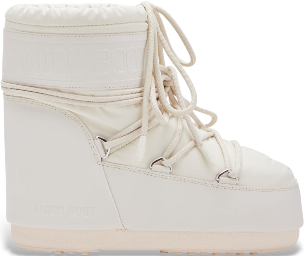 MOON BOOT Icon Low Rubber Boots Dames Beige