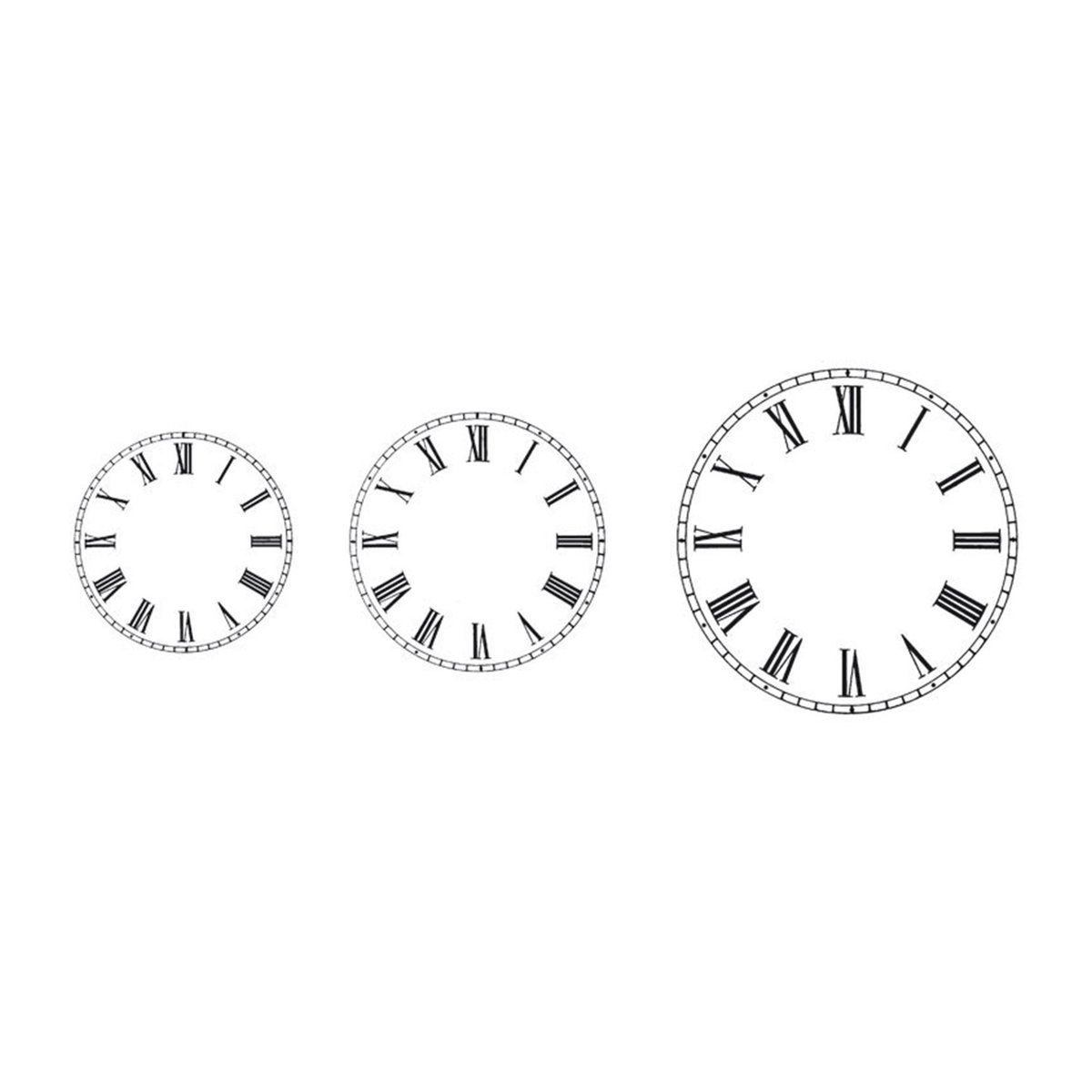 Wijzerplaat aluminium echt emaille Ø 60mm