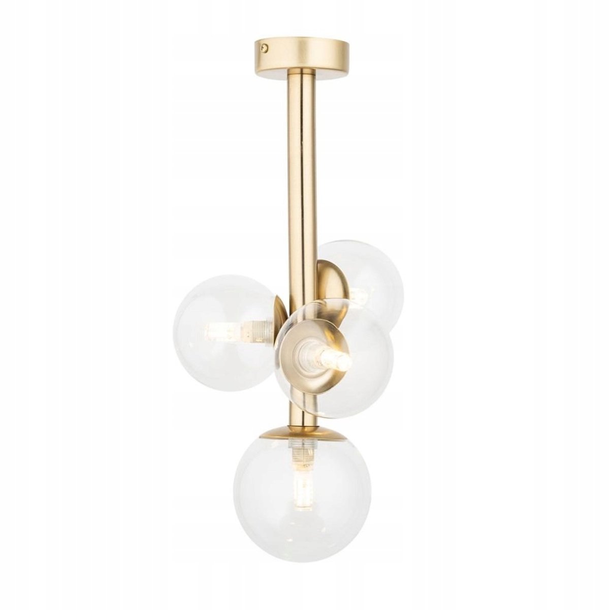 Sigma Lighting PERLA LUX 4 Plafondlamp G9 Goud/Transparant
