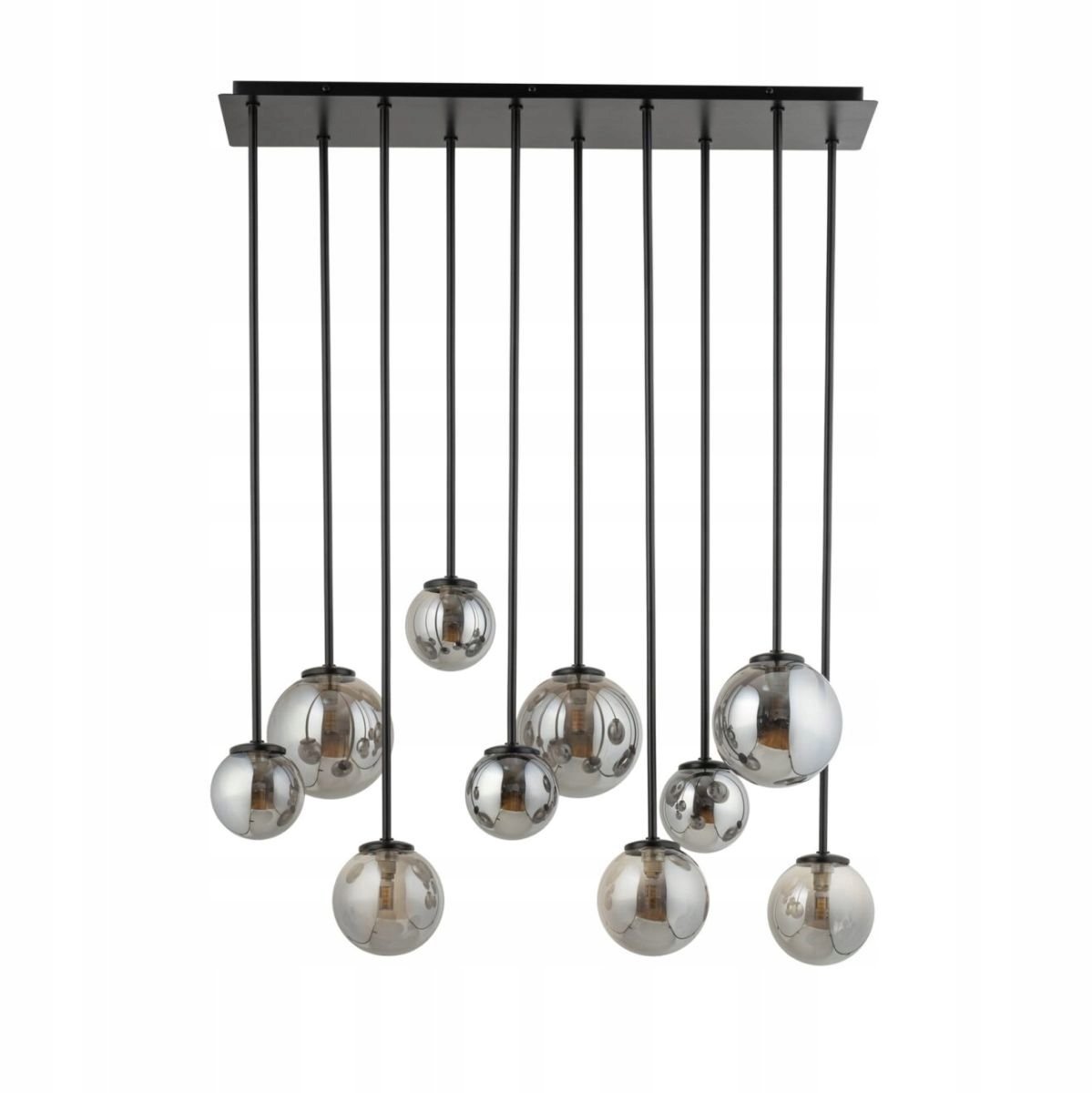 Tulia 10 Plafondlamp Sigma Lighting - Modern Zwart/Grijs