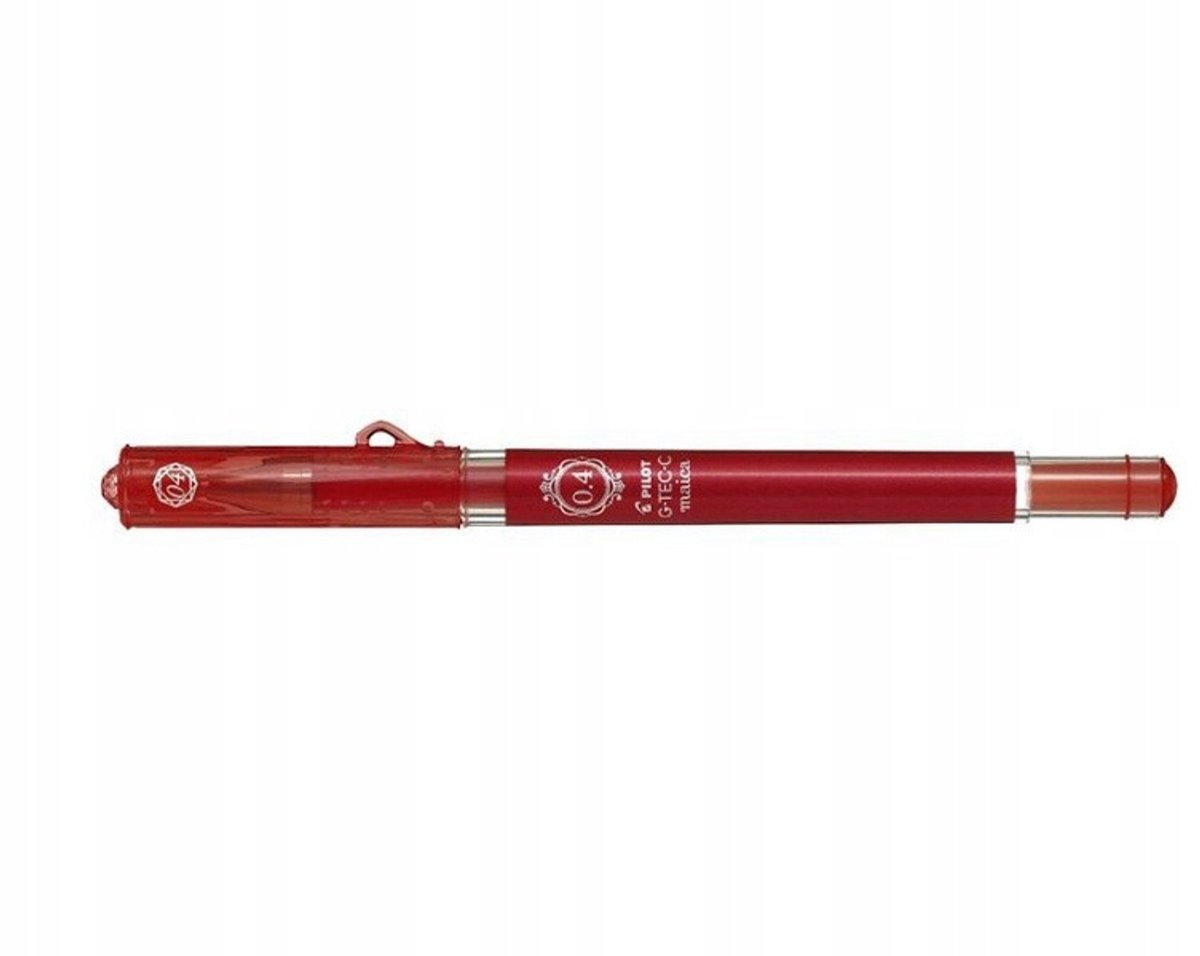 PILOT Gelpen Rood met Kristal op Dop - 0.4mm