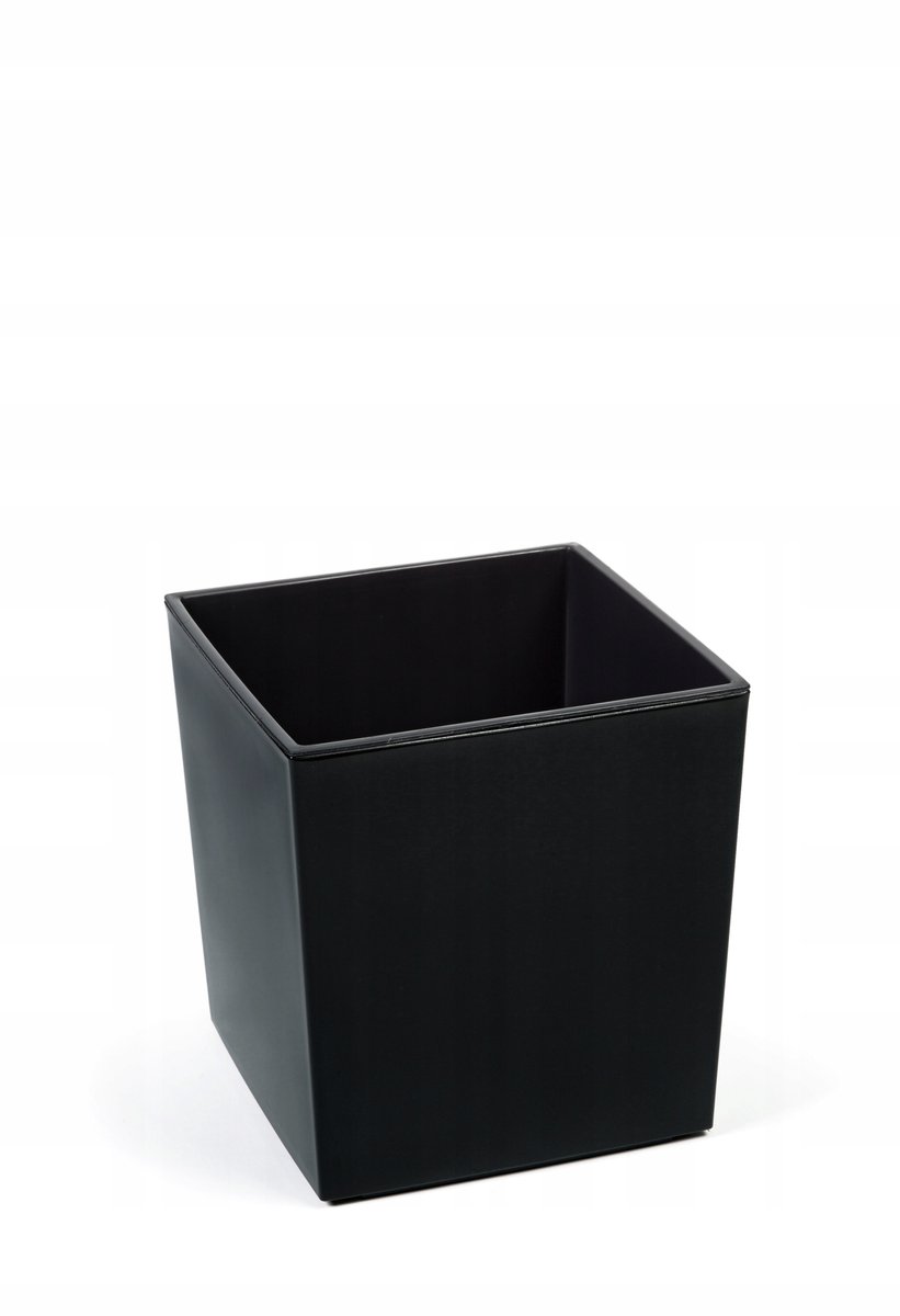 Lamela Juka Pot Zwart Hoogglans 40x40cm met Inzet
