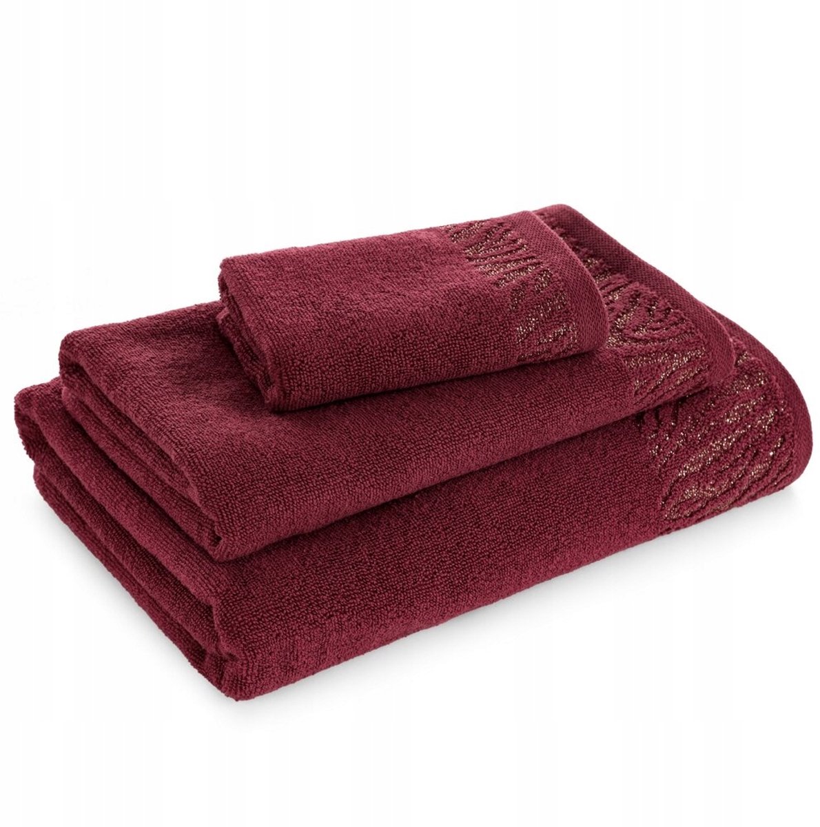 Luxe Kanten Handianke 50x9cm Bordo gras Glando Drad
