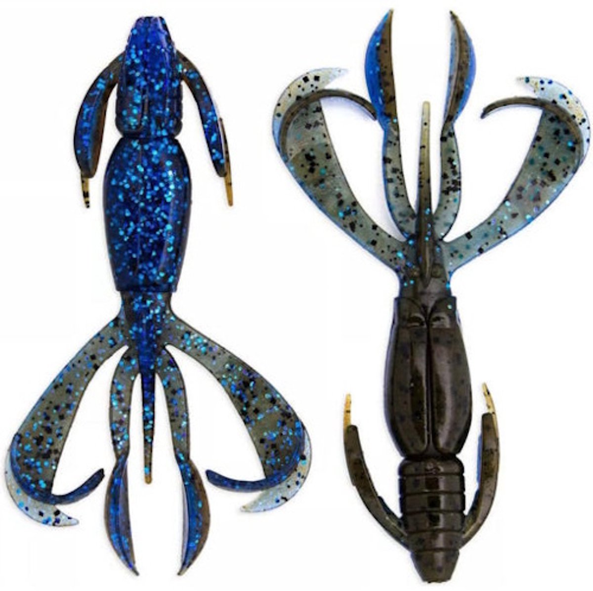Keitech Crazy Flapper 3.6 (9 cm) Softbait - 6 stuks Okeechobee Craw 402T
