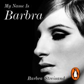 Boekomslag met close-up van Barbra Streisand met tekst "My Name Is Barbra" en "Barbra Streisand"