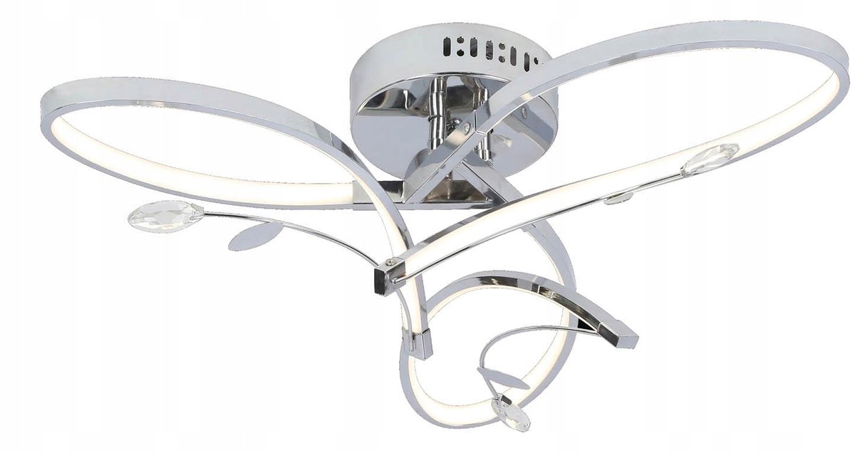 Kate Plafondlamp 3 LED 42W Chroom - Modern Design
