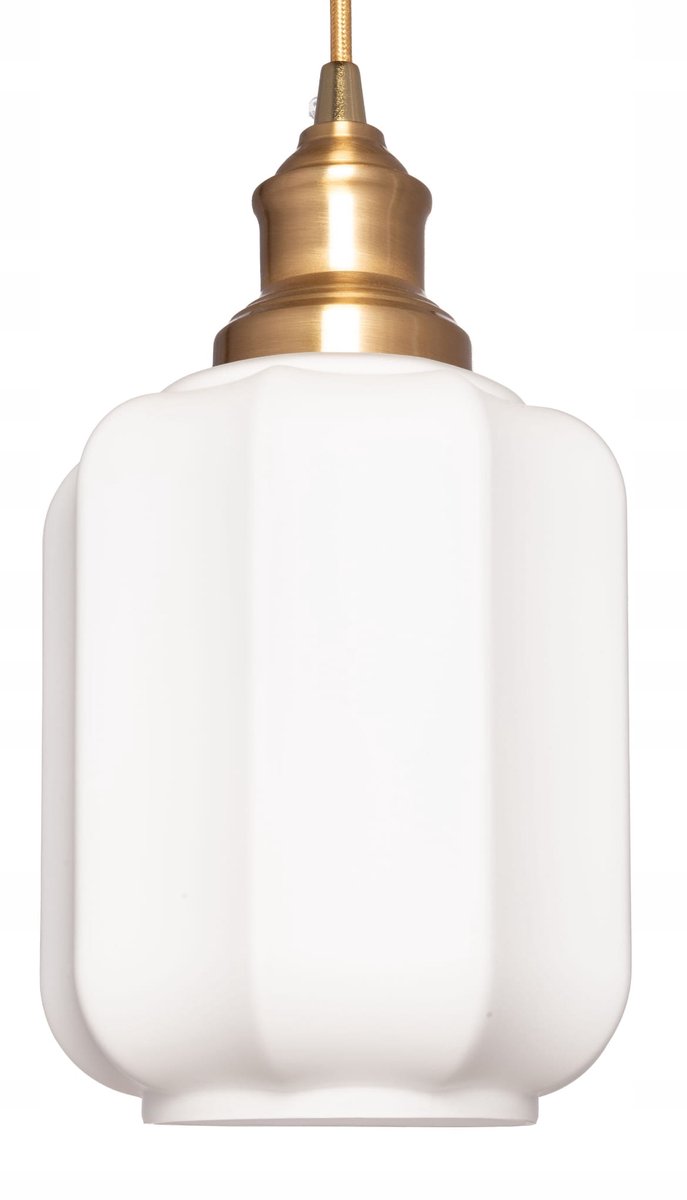 Glazen Hanglamp Goud Melkwit - ZL1041L