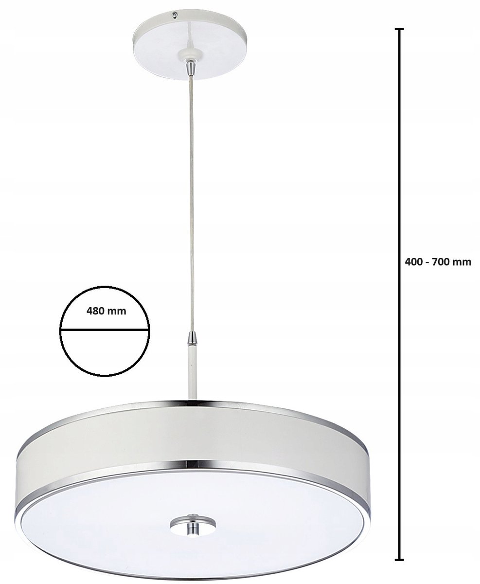 JAZZ Moderne Plafondlamp 5-Lichts Wit Metaal 70cm