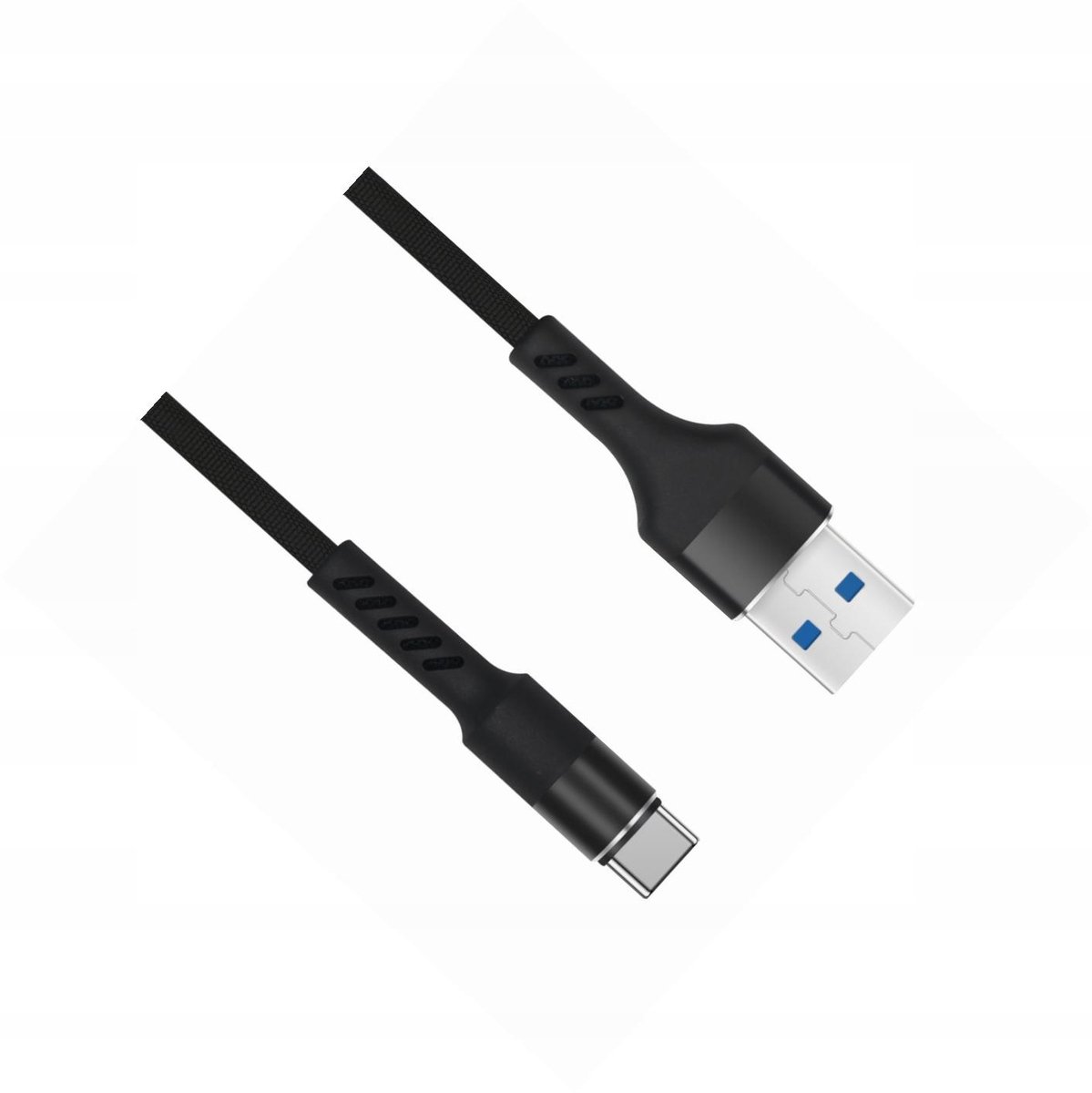 USB-C Kabel 1m Snel Laden Versterkt Wit voor Xiaomi 12