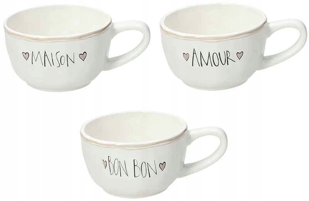 Tognana Amour Mok 520 ml - Romantisch Aardewerk