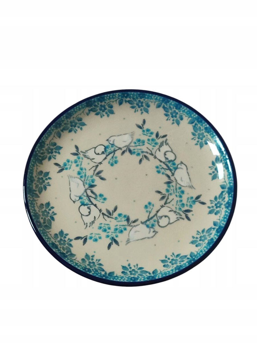 Bolesławiec Keramiek Bord 261 - 15,5cm - Dessertbord - Handgemaakt