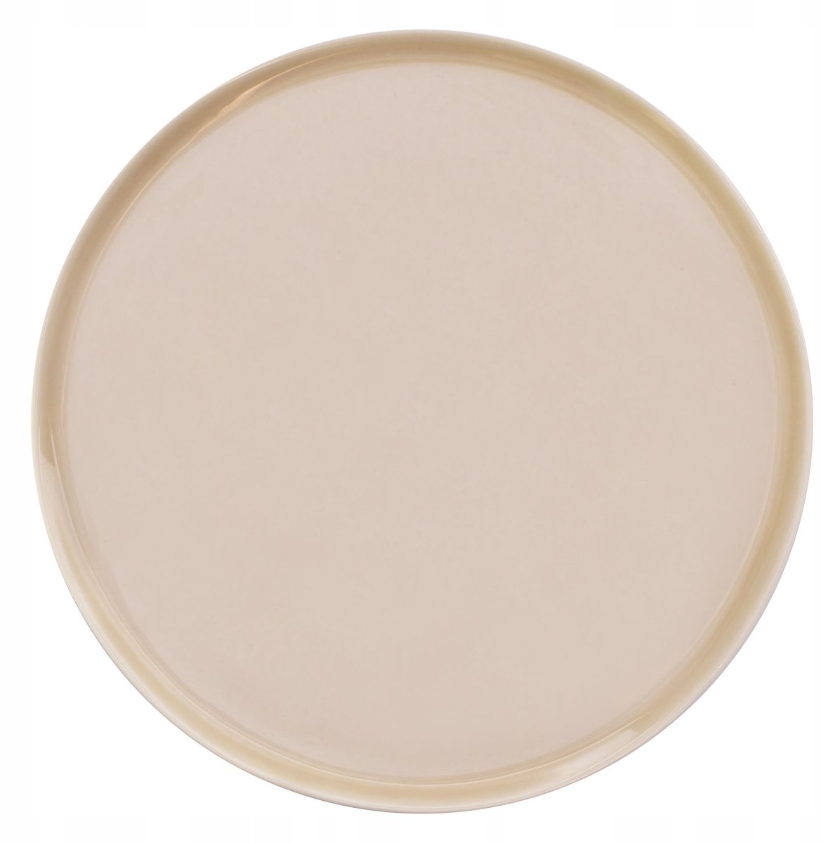 Verlo Eter plat bord, rond, 20 cm, beige - stijlvol en duurzaam