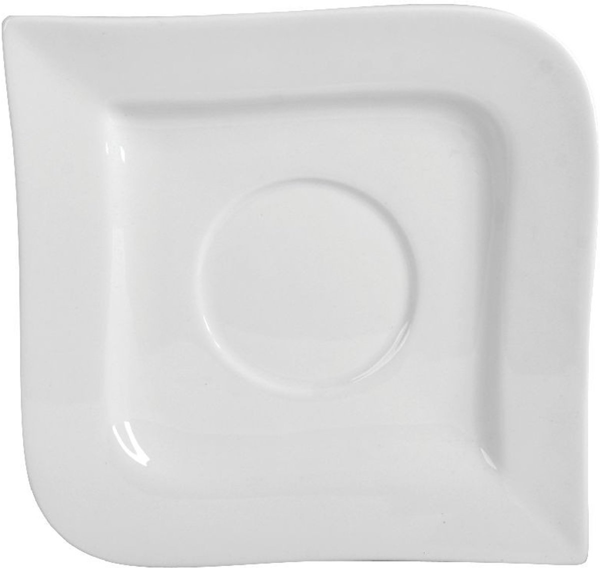 Ambitie Fala Porseleinen Schotel 14cm - Modern & Duurzaam