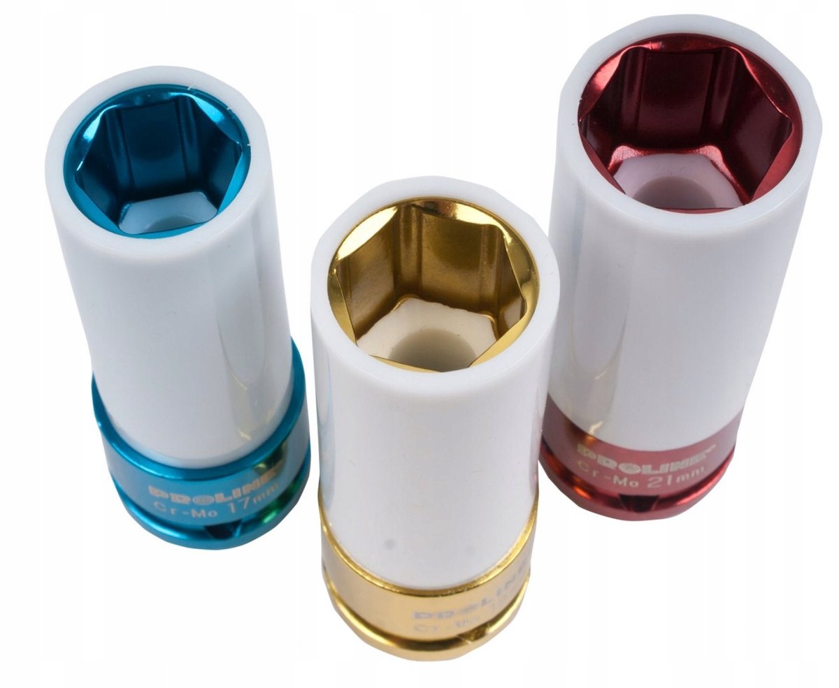 2x Slagdopen Set Aluminium velg 1/2" CrMo Proline