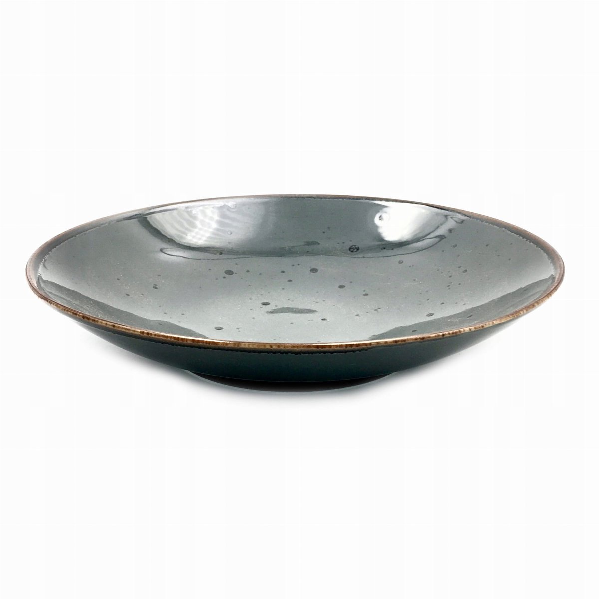 Bogucice Alumina Cottage Grafiet Diep Bord 22 cm