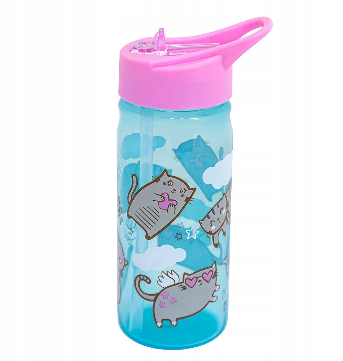 Astra Aqua Pure Bidon met Rietje - Meow 450ml