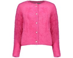 Geisha Vest Fluffy Vest Met Gehaakte Details 54807 10 Pink Dames Maat - M