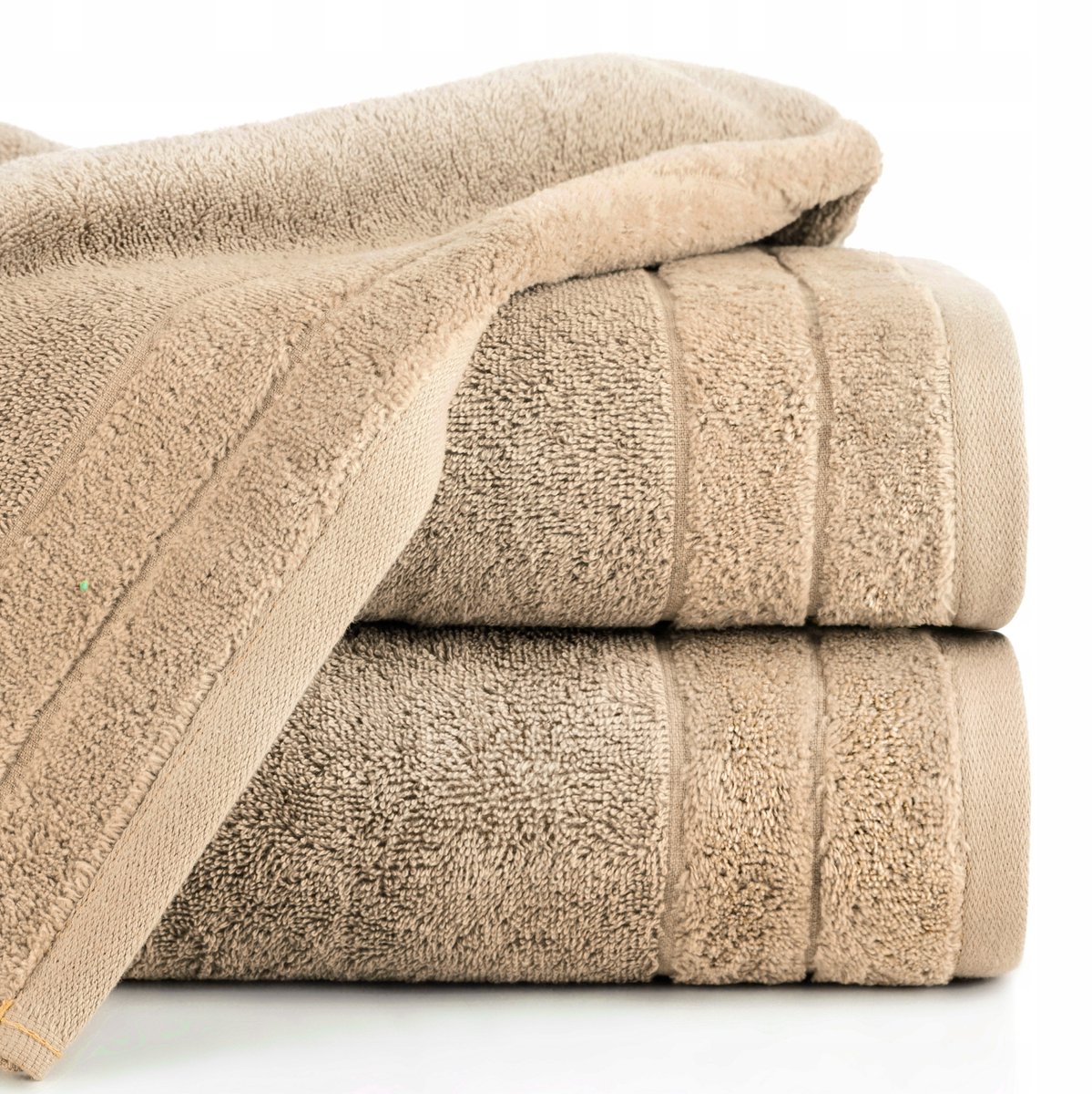 Eurofirany Damla Badstof Handdoek 50x90 cm Beige