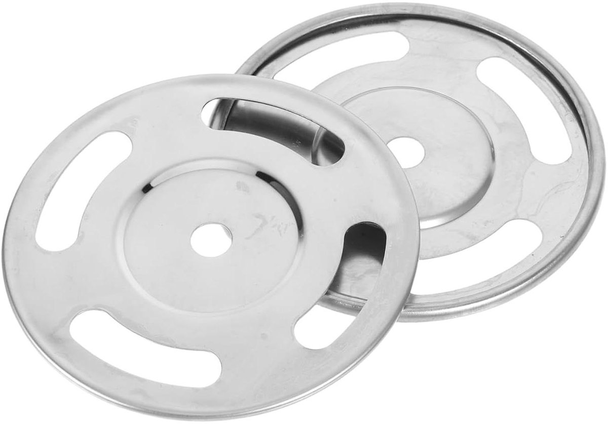 Allecto Plus - 2 Stuks Duurzame RVS Stanchion Rope Hangers voor Crowd Control in Theaters en Restaurants