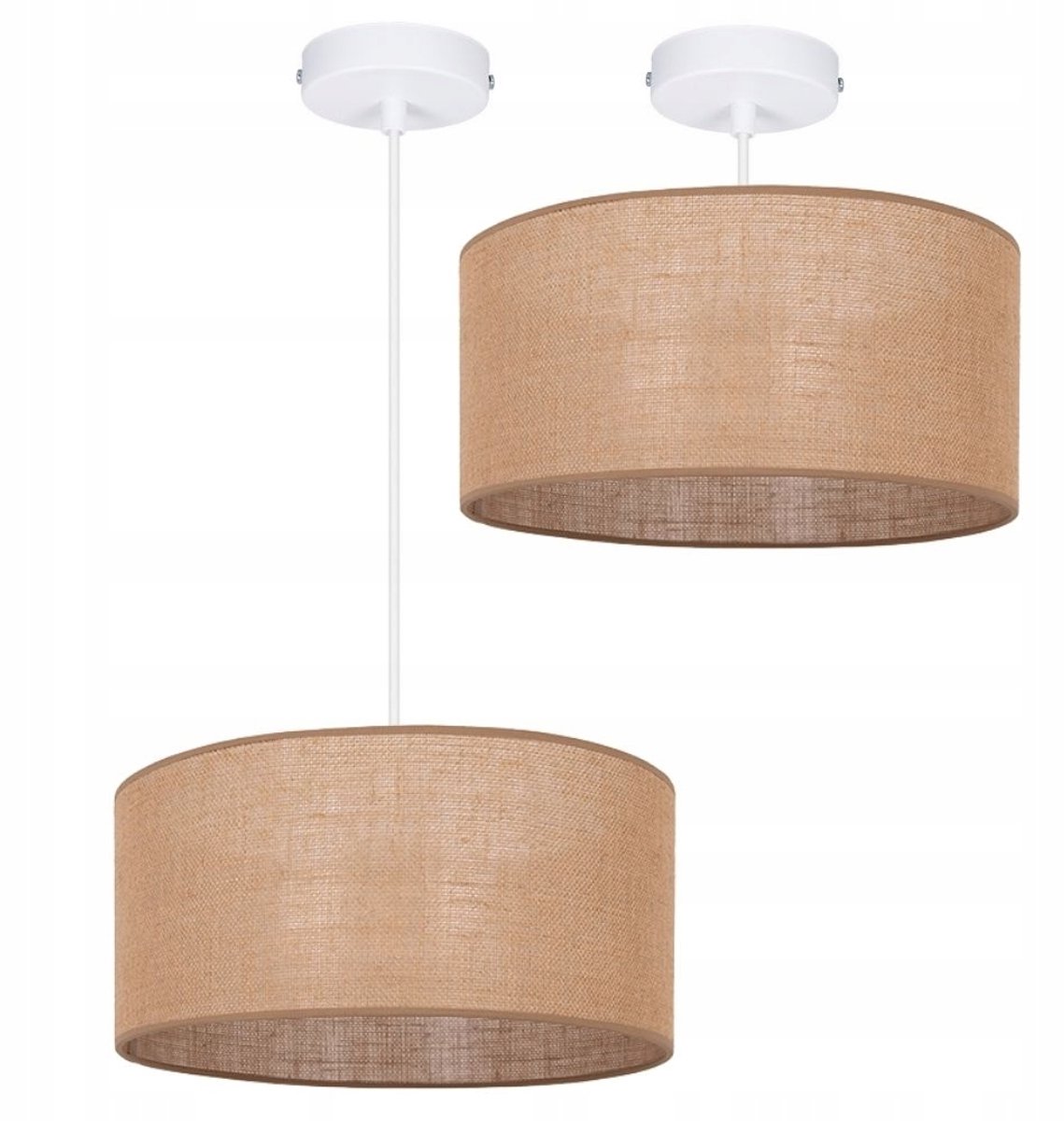 Jute Hanglamp Boho Stijl 30cm - Sfeervolle Verlichting