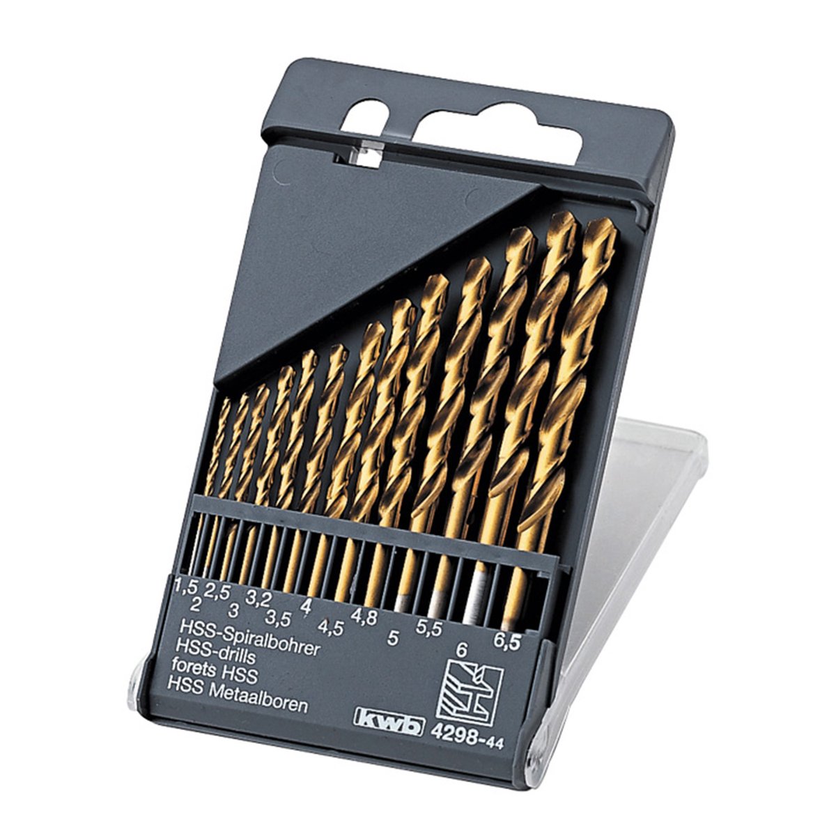 HSS spiraalborenset - 13-delig - Hoogste precisie en snijsnelheid met extreem hoge taaiheid - Titanium genitreerd - C335972