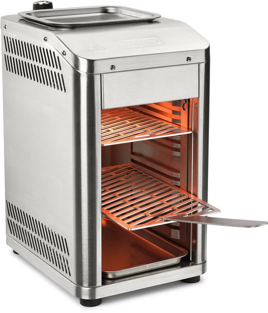 TAINO PRO Design top heat grill gas - steak grill 800 graden high performance grill roestvrij staal zilver — afbeelding 3