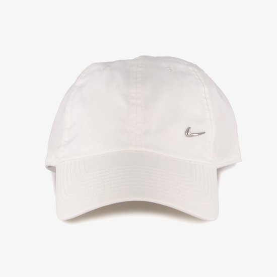 Nike Dri-fit Club Metal Swoosh Cap Fb5372-100 - Kleur Wit-multicolour - Maat M/L