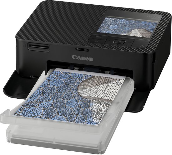 Canon Printer Selphy CP1500 - Mobiele Fotoprinter - Inclusief 54 vel Fotopapier - Zwart