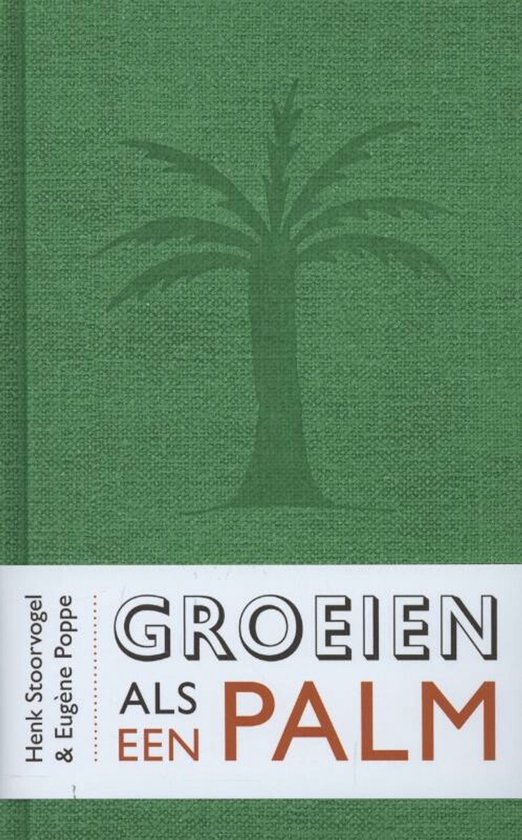 Boekomslag met de titel 'Groei als een palm' en een palmbomen silhouet.