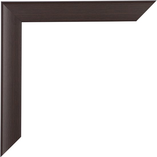 Cadre photo 50x50 cm - MDF - Chêne Foncé - Colonia