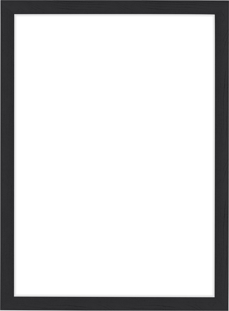 Dutch Frame Factory Fotolijst 68x98 cm - MDF - Zwart Houtnerf - Colonia