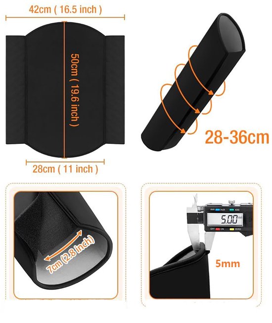 2-stuks E-bike accuhoes - Beschermhoes voor lithium accu voor e-bike - Beschermhoes voor accu voor fietsframe - E-bike accessoires - Isolatieaccu - Waterdicht en stofdicht - Geschikt voor buitenritten met e-bikes - Oranje van Merkloos — afbeelding 3
