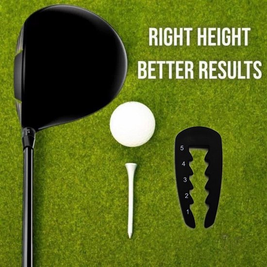 stuks golf tee hoogtemeter, tee hoogte-instelapparaat, golf hoogte-instelapparaat. — afbeelding 5