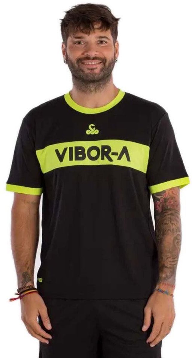Vibor-a Poison T-shirt Met Korte Mouwen Zwart L Man