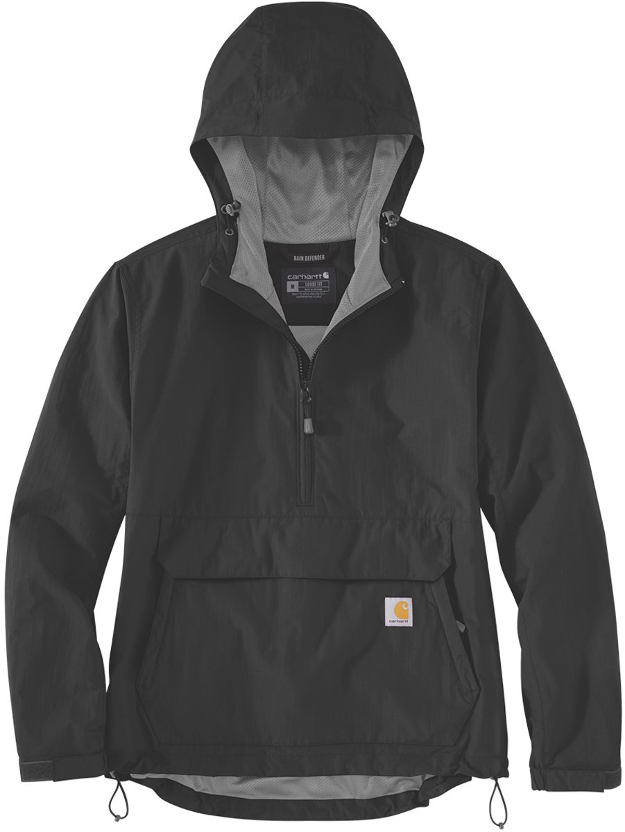 Carhartt Rain Defender Loose Fit Jas M Zwart