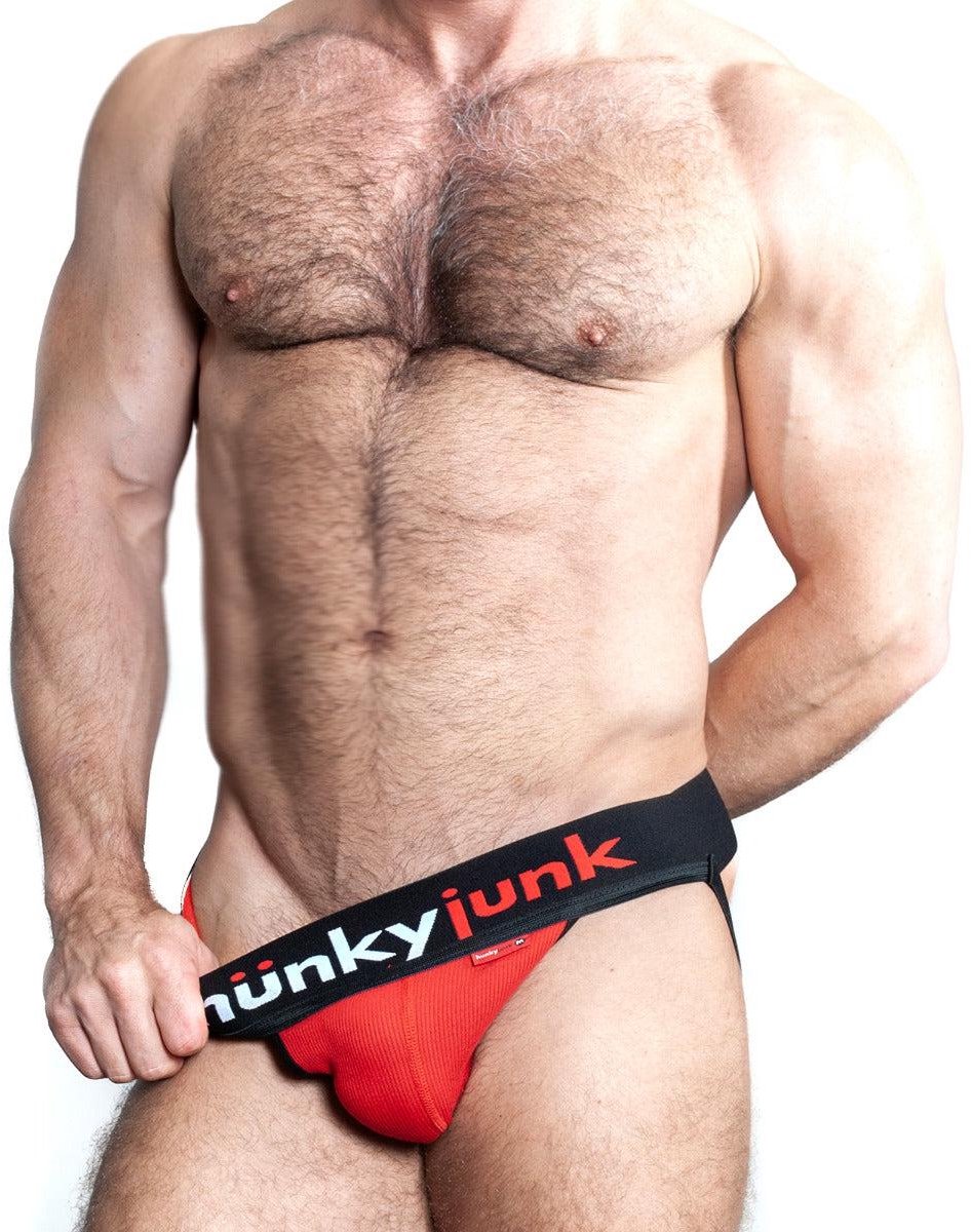 Oxjok Hunker - Comfy Pouch Slider Jockstrap - Red Hot S