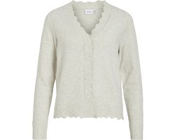 Vila Vest Vinikolina V-neck L/s Knit Cardigan 14112175 Super Light Natural Dames Maat - XL