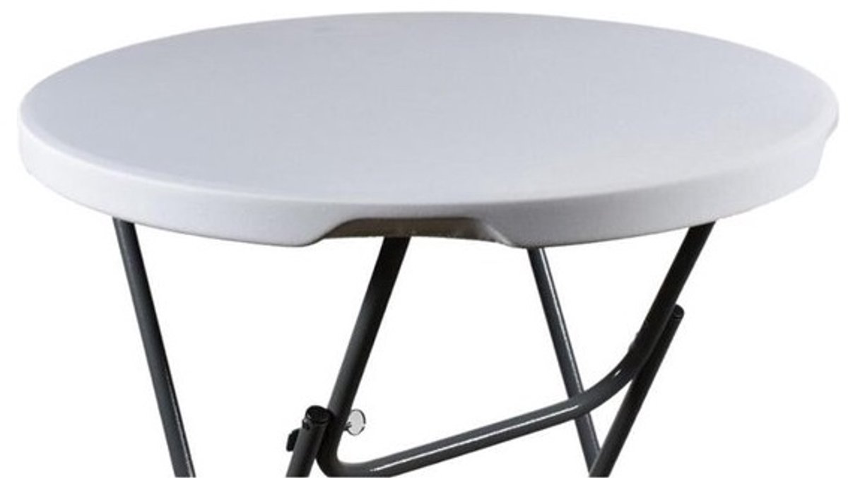 Slimline Statafel Topcover - Wit - Tafelblad beschermer - Uitwasbare tafelhoes - 85cm diameter - Sta tafel top hoes - Feest - Decoratie