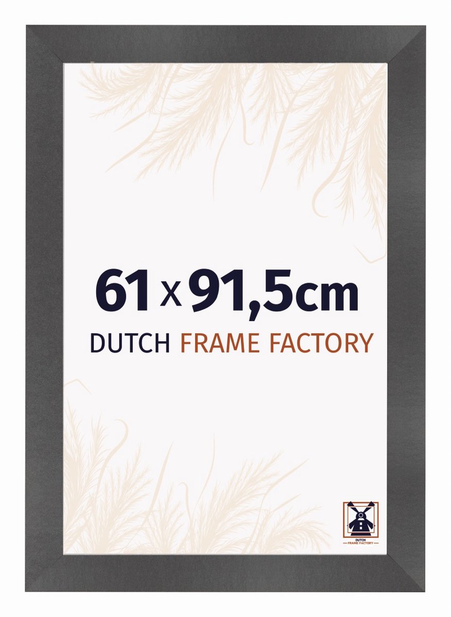 Dutch Frame Factory Fotolijst 61x91,5 cm - MDF - Zwart Mat - Praag