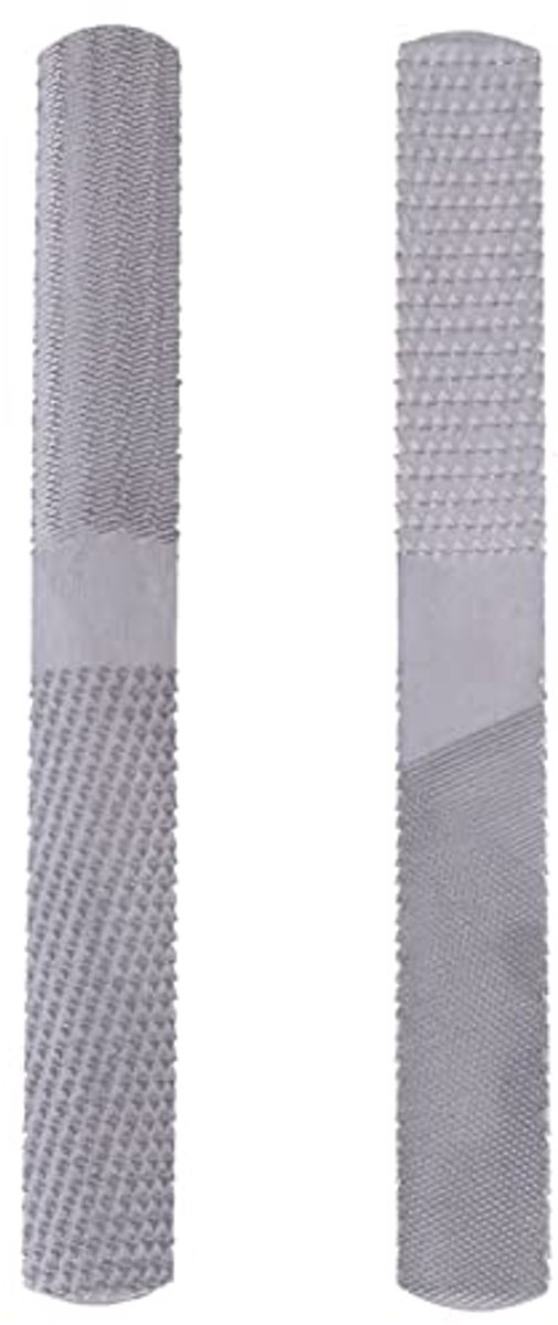 Houtbewerkingsrasp, Houtraspvijl, 4-in-1 8inch/200mm Platte Raspvijl Halfrond Houtbewerkingshandgereedschap, Staal, Handvijlen
