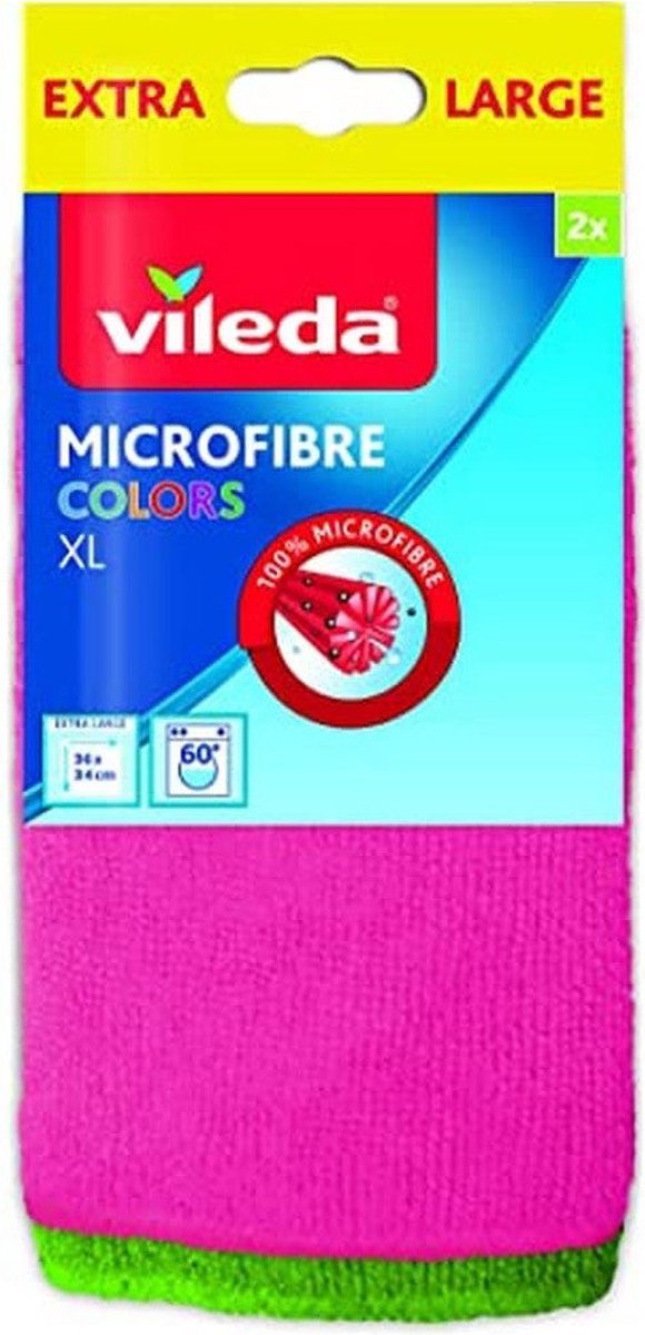Vileda - Microvezeldoek - 2 stuks - XL