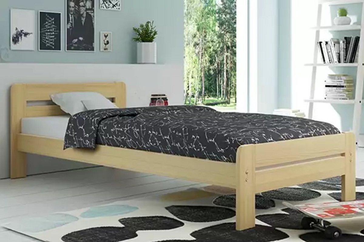 BMS DALLAS - Bed - 120x200 cm - Met Matras - Pine