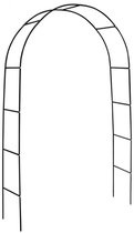 Hoppa! Arche de roses - arche de jardin - arche de fleurs - tonnelle de jardin pour la décoration de jardin et les mariages (noir) - Portique d'escalade pour plantes telles que roses et autres plantes grimpantes vertes, etc.