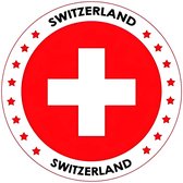 Bierviltjes Zwitserland - 25x stuks - landenthema - versiering - onderzetter