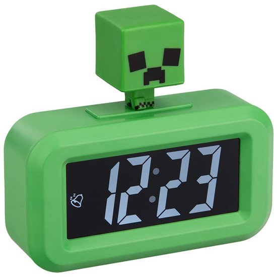 Minecraft Creeper Mini Alarm Clock 8cm